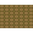 thumbnail image 1 of Ahgly Company Indoor Rectangle Patterned Dark Bronze Brown Area Rugs, 5' x 7', 1 of 6