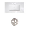thumbnail image 1 of American Imaginations 35.5-in. W 1 Hole Ceramic Top Set In White Color AI-20917, 1 of 1