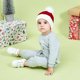 thumbnail image 4 of Gorro tejido navideño para bebé, Gorro tejido navideño para bebé para niños: 0 a 3 años Rojo, 4 of 5