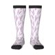 thumbnail image 1 of Fotbe Lavender Flowers Calcetas Divertidas Estampadas para Hombre y Mujer, Calcetas de Algodón hasta la Rodilla para Caminar, Correr, Enfermería y Embarazo, 1 of 6