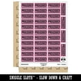 thumbnail image 2 of Processed Border Top Bottom Sticker Set - Light Pink - Matte Finish - 1.5" Small, 2 of 7