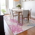 thumbnail image 6 of Addison Rugs Mayfield Washable Coastal Coral Raspberry Rectangle Rug, 2'6" x 3'10", 6 of 6