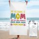 thumbnail image 1 of Mi apodo es mamá, pero mi nombre es mamá, toalla de playa para mamá, toallas de baño de microfibra, manta de playa suave para desfiles, natación, yoga, mujeres y hombres, 1 of 4