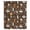 dark brown, variant on Coffee Sheer Curtains 54 Inches Long for Bedroom, Brown Retro Coffee Theme Beans Latte Tea Cup Light Filtering Privacy Drapes, Breathable Semi Sheer Window Treatment for Bathroom Dining Room Kitchen