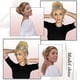 thumbnail image 2 of Claw Clip Messy Bun Hair Piece 100% Real Human Hair Buns Wavy Curly Chignon Hair Bun Extensions Tousled Updo Hair Buns Claw Clip Ponytail Hairpieces H, 2 of 5