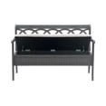 thumbnail image 4 of Powell Elliana Storage Bench Grey, 4 of 23