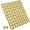 Brushed Gold, variant on 3-7/8" Champagne Bronze Shower Drain Cover - Square Floor Drain Cover Replacement - Hair Catcher/Drain Strainer for Bathrooms, Showers, and Sinks - SUS304 Stainless Steel
