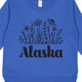 thumbnail image 3 of Inktastic Alaska Flowered Toddler Sweatshirt, 3 of 4