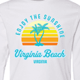 thumbnail image 4 of Inktastic Summer Enjoy the Sunshine Virginia Beach Virginia in Blue Long Sleeve Youth T-Shirt, 4 of 5
