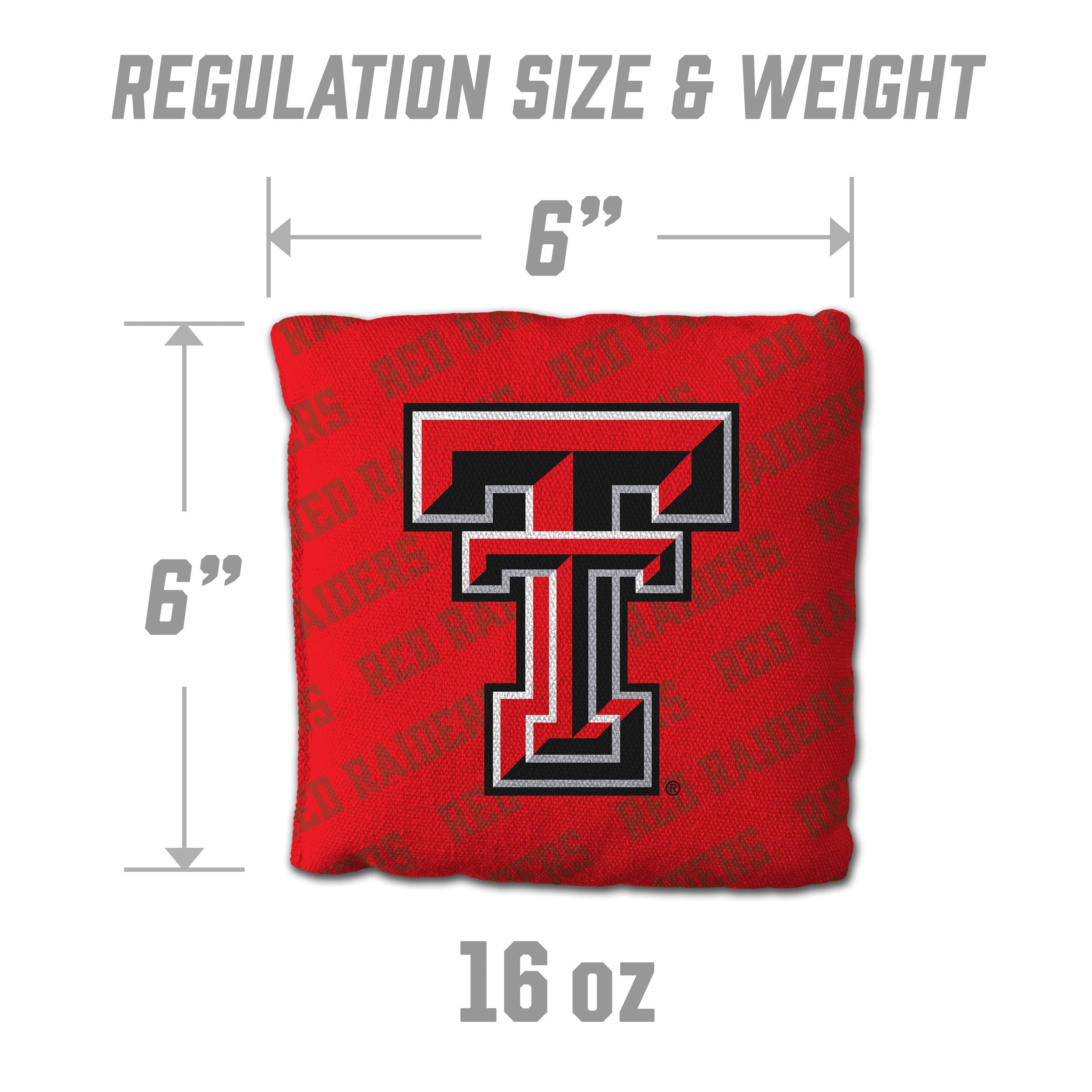 NCAA Texas Tech Red Raiders Cornhole Bags - 4PK - Red