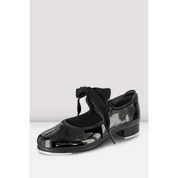 Childrens Annie Tyette Tap Shoes, Patent Black