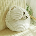 thumbnail image 5 of Cozy Cat Bed for Indoor Cats - Design for Deep Sleep and Relaxation - Warm Pet Bed for Winter - Stylish Minimalist Animal, 5 of 6