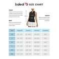 thumbnail image 6 of BALEAF Golf Shirts for Woman Sleeveless Tennis Tank Tops V-Neck Racerback Polo Collar Black L, 6 of 7