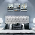 thumbnail image 6 of Family Bedroom Wall Decor Canvas Wall Art for Living Room Modern Wall Decorations for Bathroom Night View Paintings Kitchen Canvas Art Hang Pictures Artwork Home Decoration 3 Pieces, 6 of 6