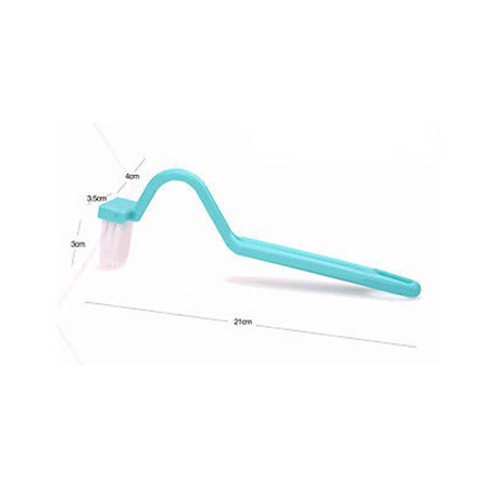 Spring hue Convenient Corners Curved Professional Toilet Brush Portable Bathroom Cleaning Brush