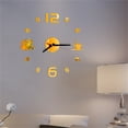 thumbnail image 2 of 3D DIY Roman Numbers Acrylic Mirror Wall Sticker Clock Home Decor Mural Decals, 2 of 3