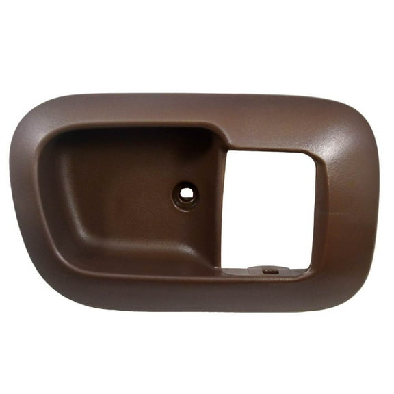 PT Auto Warehouse TO-2530B-2FR - Inner Interior Inside Door Handle Trim/Bezel, Brown - Passenger Side Front Fits select: 1998-2003 TOYOTA SIENNA