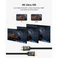 thumbnail image 4 of Silkland Cable Hdmi Arc Para Barra De Sonido Cable Hdmi 2.0 De Alta Velocidad De 6.6 Pies 18 Gbps [4K Hdr Hdcp 2.2 Ethernet] Compatible Con Samsung Vizio Sono Bose Lg Sound Bar Uhd Tv, 4 of 5