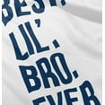 thumbnail image 4 of Best Lil Bro Ever Cute Little Brother Youth T Shirt Tee Boys Infant Toddler Brisco Brands 4T, 4 of 5