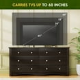 thumbnail image 3 of Vineego 6-Drawer Wide Dresser - Classic Traditional Double Dresser with Deep Storage,Rich Brown Finish for Bedroom, 3 of 8