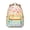 Orange-18, variant on bigfoot and sasquatch print school backpack, outdoor hiking survival theme, durable oxford cloth, breathable padding, large capacity, funny creature lovers' travel bag