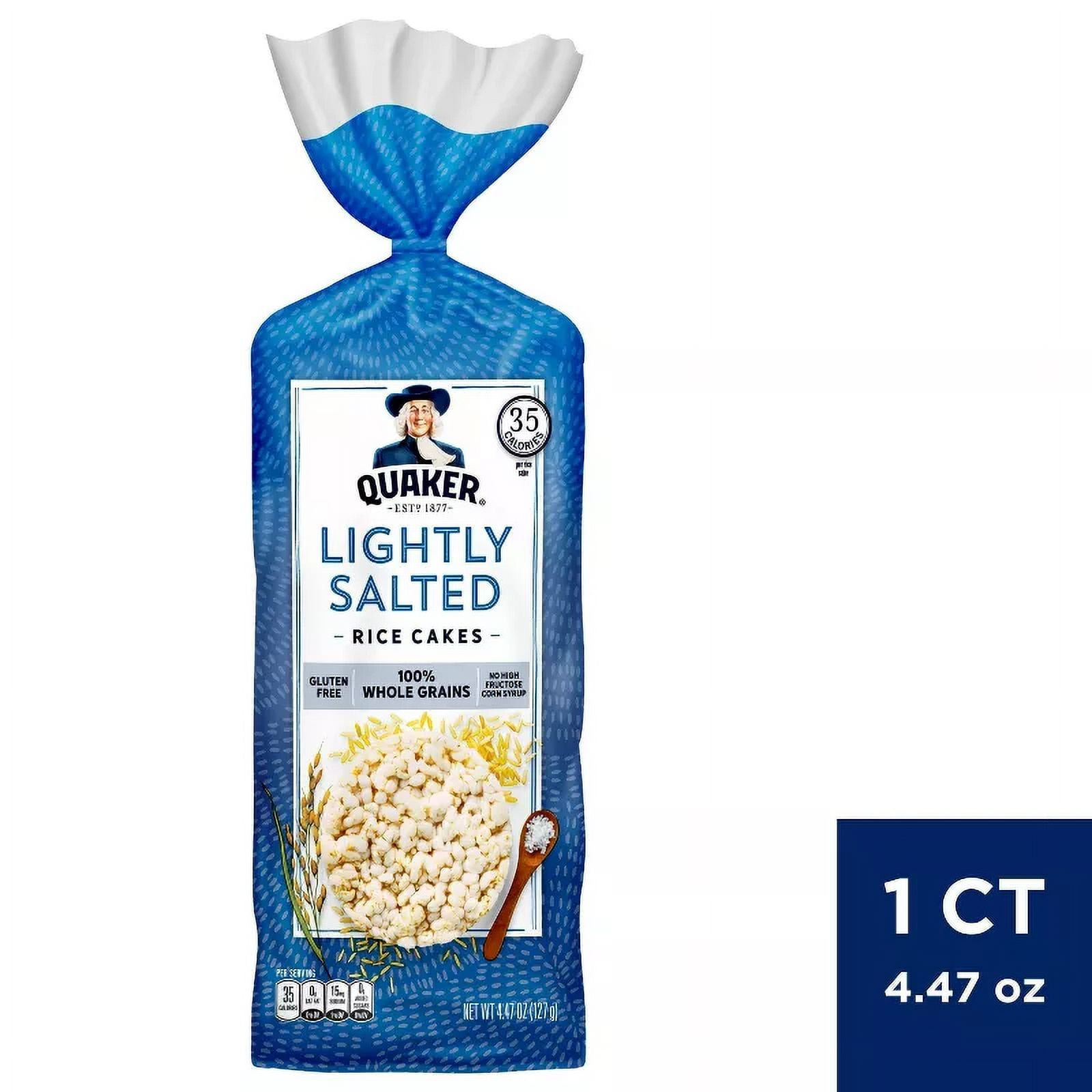 Quaker Lightly Salted Gluten Free Rice Cakes pack of 3