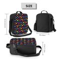 thumbnail image 2 of Balery Rainbow Butterfly Caja de Almuerzo y Bolsa de Almuerzo para Hombres y Mujeres, Bolsa de Almuerzo Reutilizable con Gran Capacidad, Bolsa de Almuerzo Aislada, 2 of 7