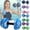 #033-Blue, variant on Water Dumbbells for Pool Exercise EVA Foam Aqua Weights for Resistance Training Low-Impact Water Suitable for Women Seniors Kids Chlorine-Resistant,Purple