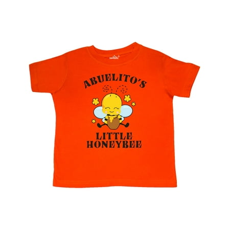 

Inktastic Cute Bee Abuelito s Little Honeybee with Stars Gift Toddler Boy or Toddler Girl T-Shirt
