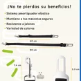 thumbnail image 4 of Matchi Adaptador De Cinturón De Seguridad Para Perros Correa Color Verde-negro Mate, 4 of 5