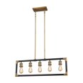 thumbnail image 1 of Moderne Ferme 5-Lumière Laiton Classique, Lustre Finition Bronze Frotté à l'Huile, 1 of 1