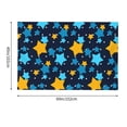 thumbnail image 2 of ZNDUO Blue Cartoon Star Doodle Tapestry, Wall Tapestries for Bedroom, 60 x 40 inch, 2 of 8