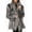 Black & White, variant on Womens Fuax Fur Coat Winter Warm Faux Fur Parka Jacket Thick Plus Size Outerwear Overcoat Pink XL