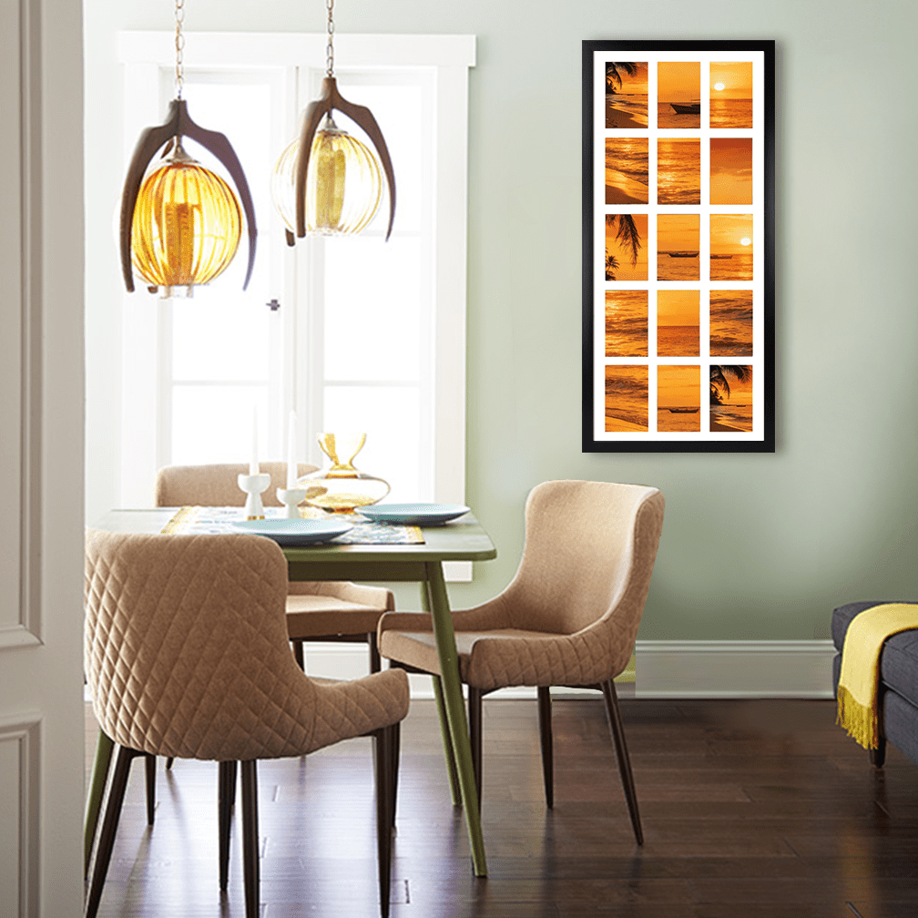 15 Opening 4x6 Collage Picture Frames Set of 2 for Wall Mounted