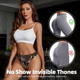 thumbnail image 4 of Thongs for Women - Cat Family No Show Seamless Womens Thongs Underwear, Soft Stretch G String Thongs for Women,Cuteness Ladies Thong Bikini Panties Briefs, 4 of 5