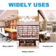 thumbnail image 5 of 4 Pcs Sliding Glass Door Ratchet Lock , Glass Door Lock , Cabinet Safety Lock For Glass Door Cabinet Display Drawer Cupboard Mail Box Door Showcase, 5 of 5