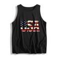 thumbnail image 4 of Mifsaly Independence Day Tank Top Women Sleeveless Tops Cotton American Flag Graphic Patriotic Summer Shirts Loose Fit Soft Breathable Versatile Holiday Wear M, 4 of 4
