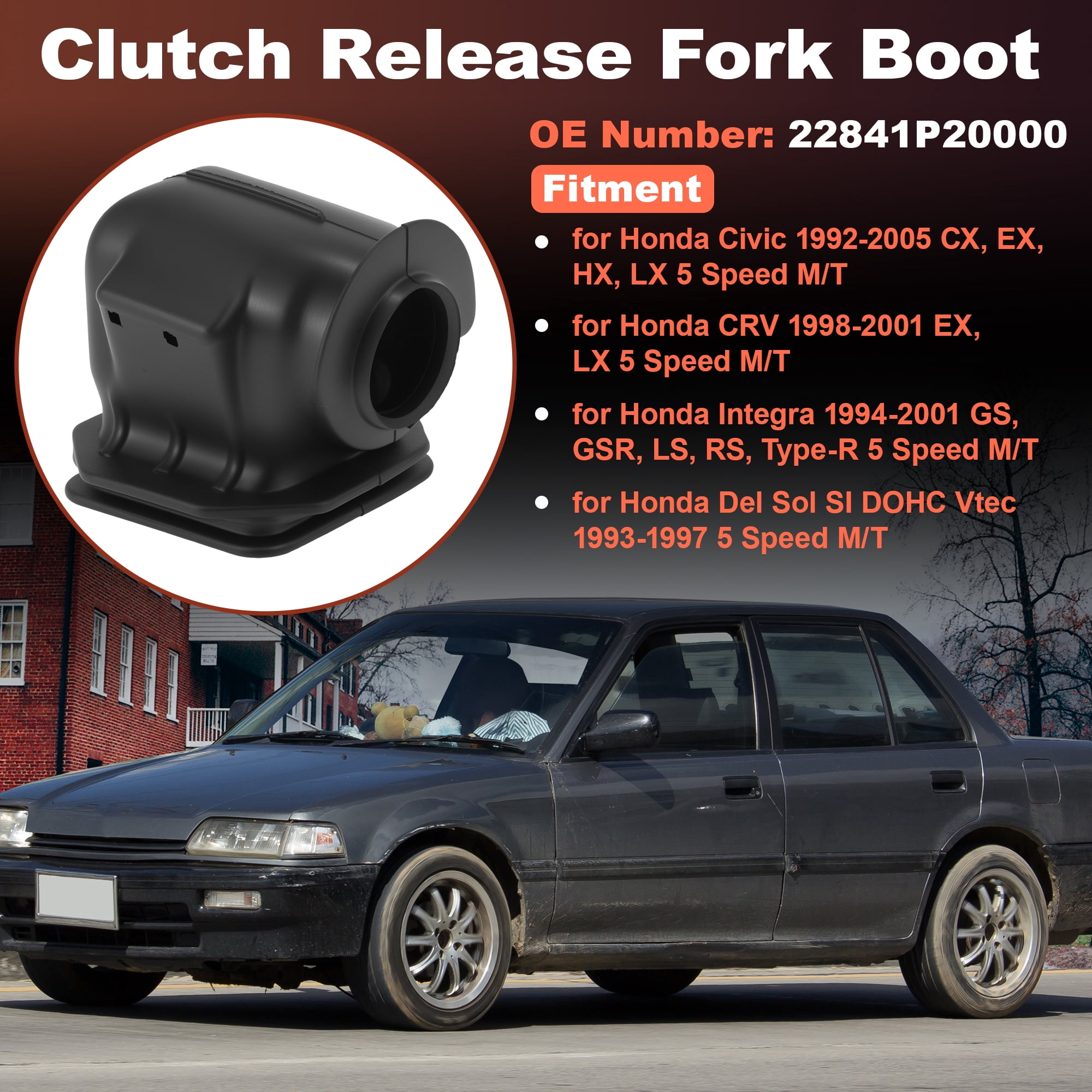 Unique Bargains Clutch Release Fork Boot for Honda Civic CRV Integra Del Sol SI DOHC