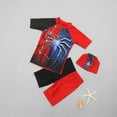 thumbnail image 3 of Children's 3-piece Swimming Cap Short Swimsuit Swimming, 3 of 7