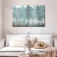 thumbnail image 2 of Elephant Stock Hidden Creek Wall Art - Horizontal Canvas Wall Art - Living Room Wall Decor - Abstract Canvas - Blue And Gray Decor By Norman Wyatt Jr. - 45" x 30", 2 of 8