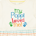 thumbnail image 4 of Inktastic My Poppi Loves Me Girls Baby Dress, 4 of 5