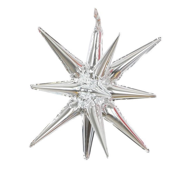 Globo de aluminio con forma de estrella unida y forma de gota de agua de un solo cuerpo para decoración de bodas, fiestas de cumpleaños