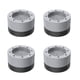 thumbnail image 1 of Almohadilla para pies de lavadora Billuyoard Goma TPU Reducción de ruido Antideslizante 4 piezas, 1 of 6