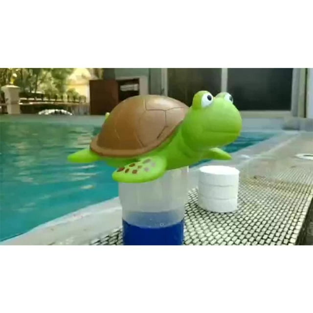 Chlorine Floater Large Capacity Pool Floating Dispenser Turtle Floating Pool Chlorine Dispenser