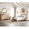 thumbnail image 2 of 3PCS Farmhouse Dresser Set, 9-Drawer Dresser For Bedroom And Wood Nightstand Set Of 2 With Charging Station For Bedroom, Living Room, Hallway,Dining Room, 2 of 5