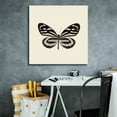 thumbnail image 5 of Epic Graffiti 'Butterfly VIII B&W' by Debra Van Swearingen, Canvas Wall Art, 26"x26", 5 of 6