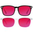 thumbnail image 1 of Gafas de bloqueo de luz azul ORANZI con lentes rojas del 99.99%, paquete de 2, 1 of 6