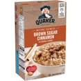 thumbnail image 1 of Quaker Brown Sugar Cinnamon Instant Oatmeal, 1 of 7