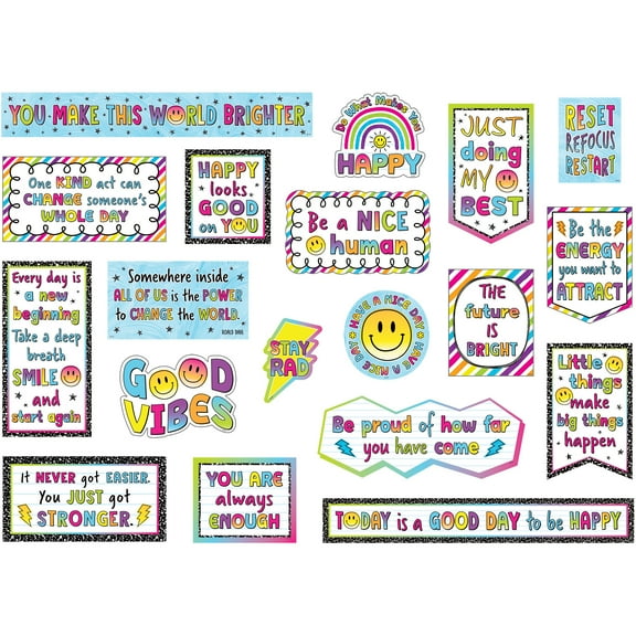 Teacher Created Resources Brights 4Ever Mini Bulletin Board Set