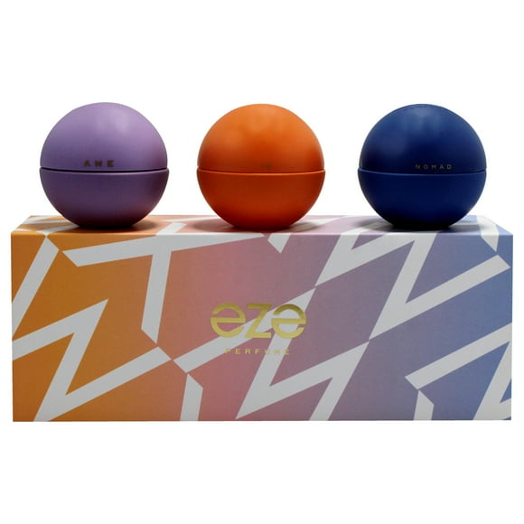Eze by Eze para unisex: juego de regalo de 3 piezas en spray Awe EDP de 1 oz, en spray Nomad EDP de 1 oz, en spray ID EDP de 1 oz